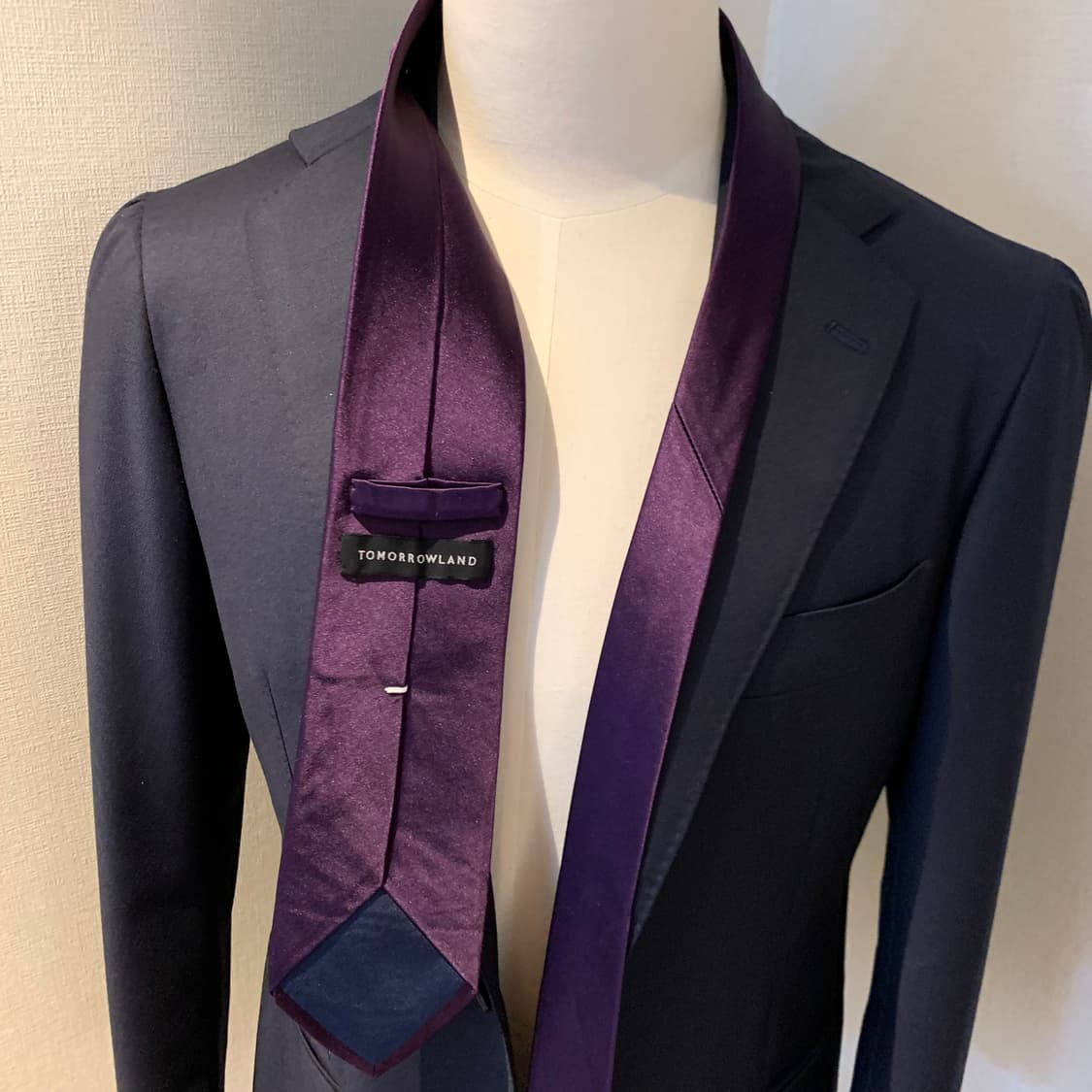 투모로우랜드 일본 자카드 결혼식넥타이 명품 최상급 8.4cm 상품이미지2