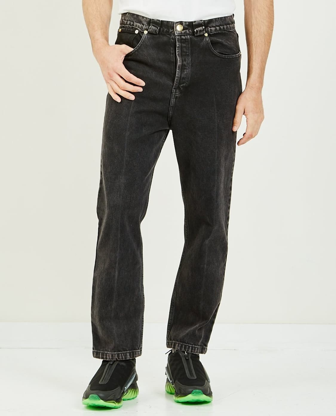 윌리 차바리아 흑청 데님팬츠 상품이미지9