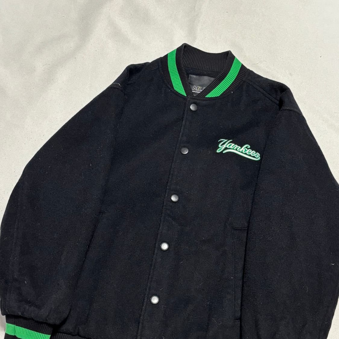 M MLB 뉴욕 양키스 울 솔리드 레인보우 자켓 상품이미지1