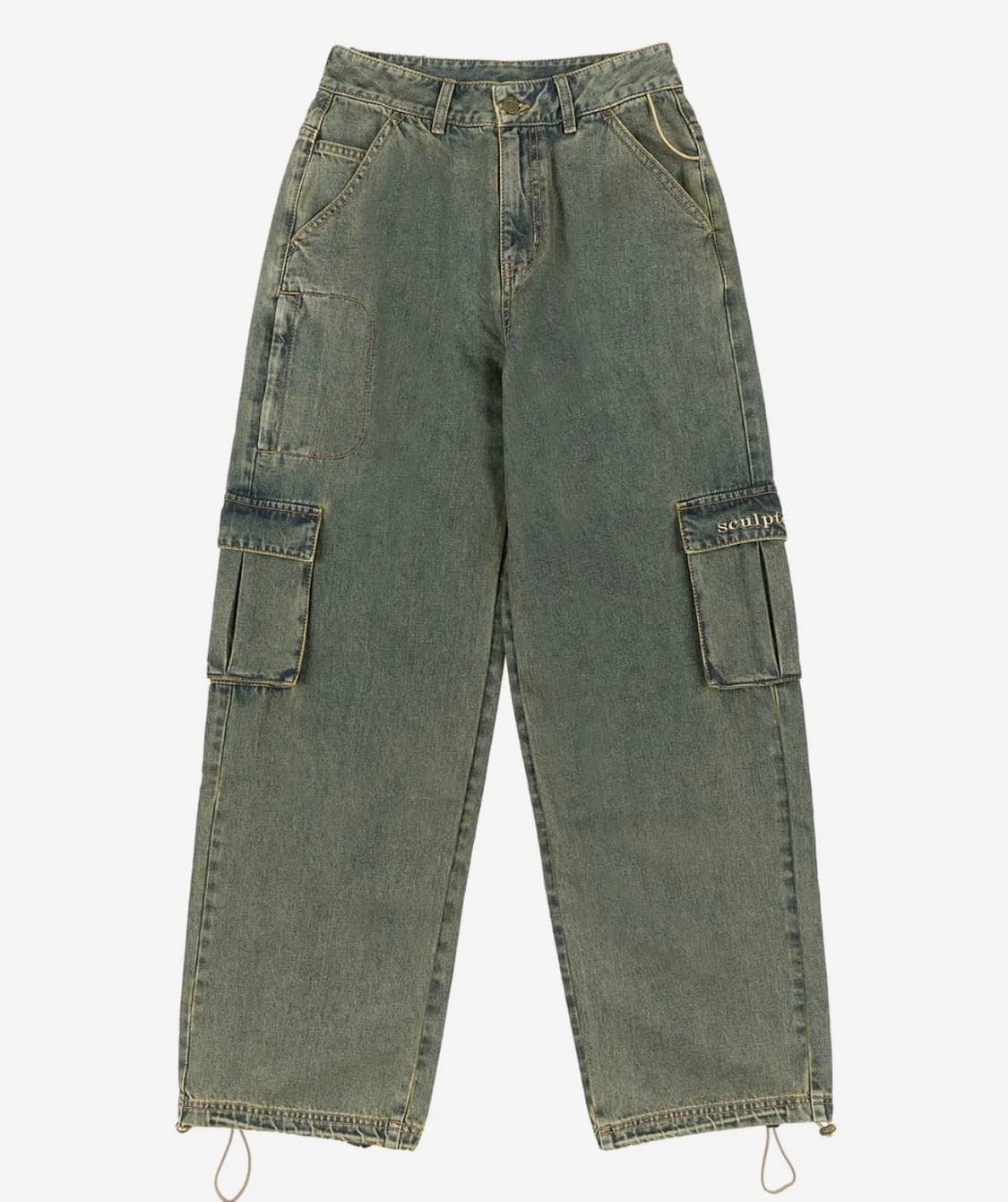 스컬프터 카고 데님 팬츠 상품이미지2