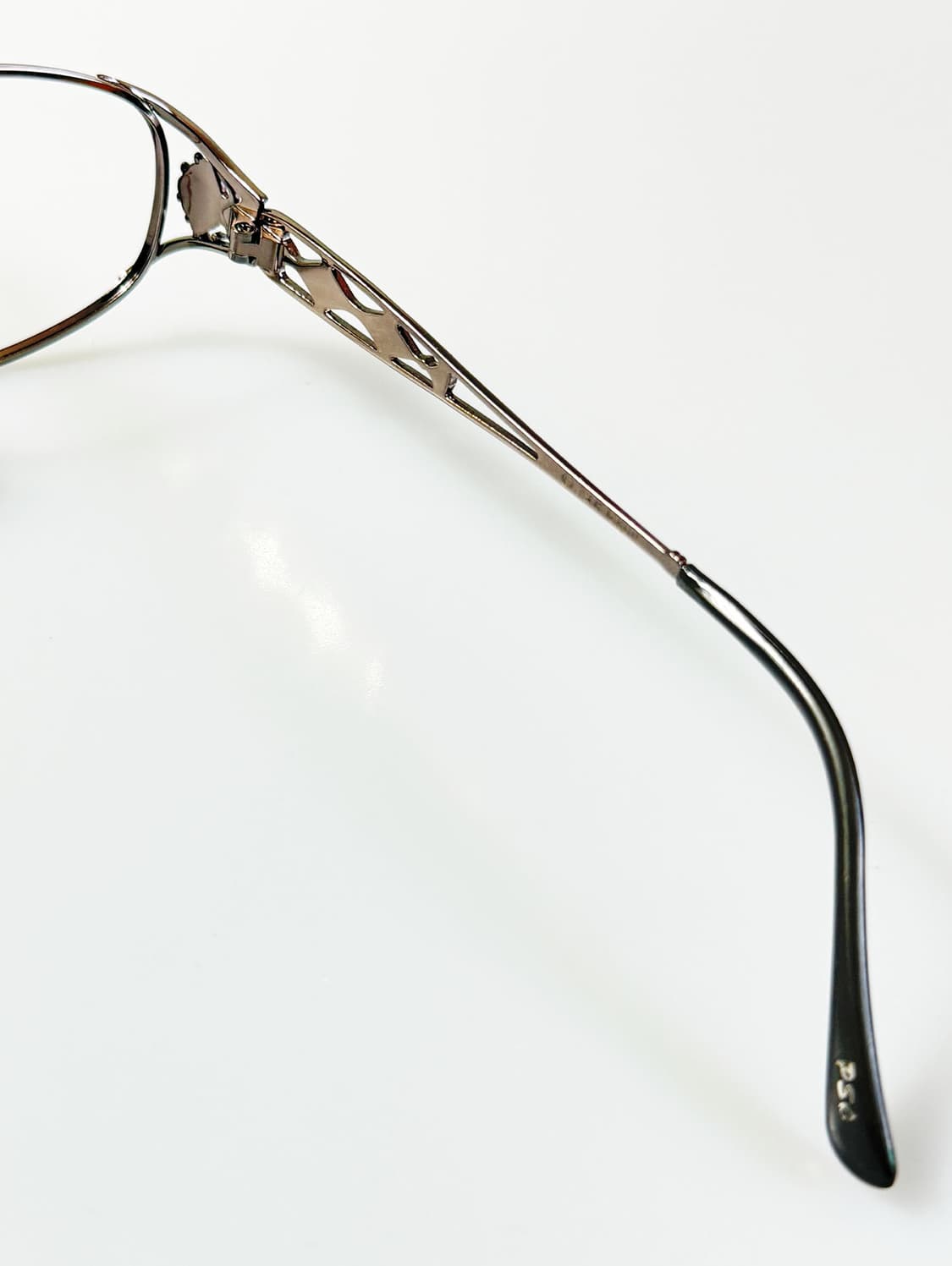 90s P.S.C FASHION 건메탈 오벌 프레임 빈티지 안경 상품이미지6