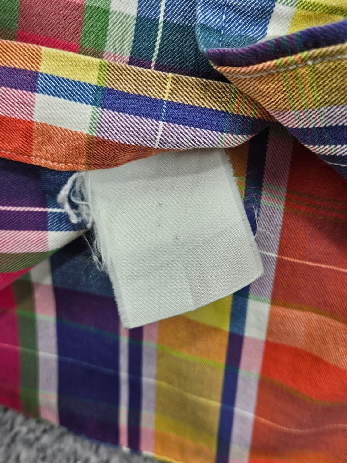 폴로랄프로렌 커스텀핏 마드라스 체크 셔츠 ( M ) / 11610 상품이미지10