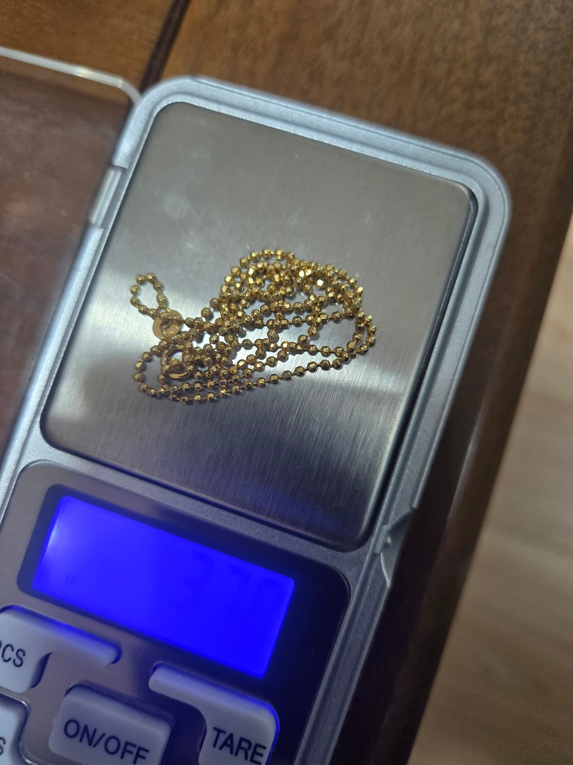 18k 볼 목걸이 41,5센티 상품이미지5