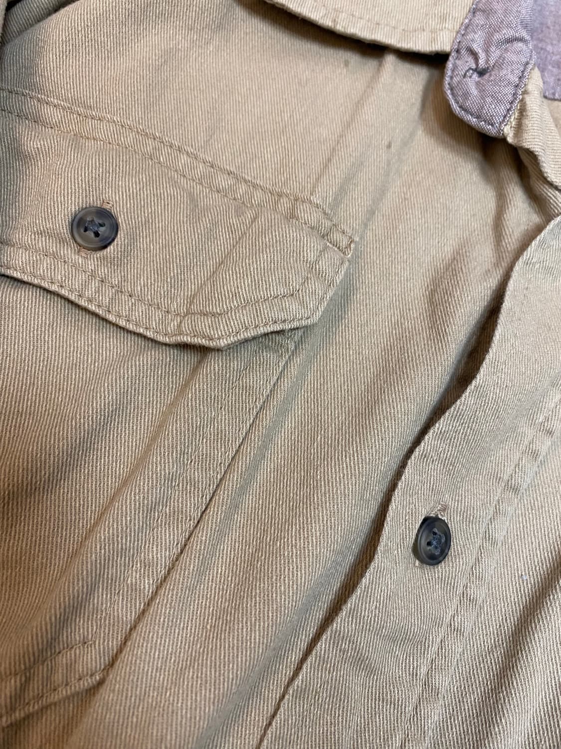 랭글러 wrangler 데님 셔츠 웨스턴 샴브레이 셔츠 xl 105 상품이미지3