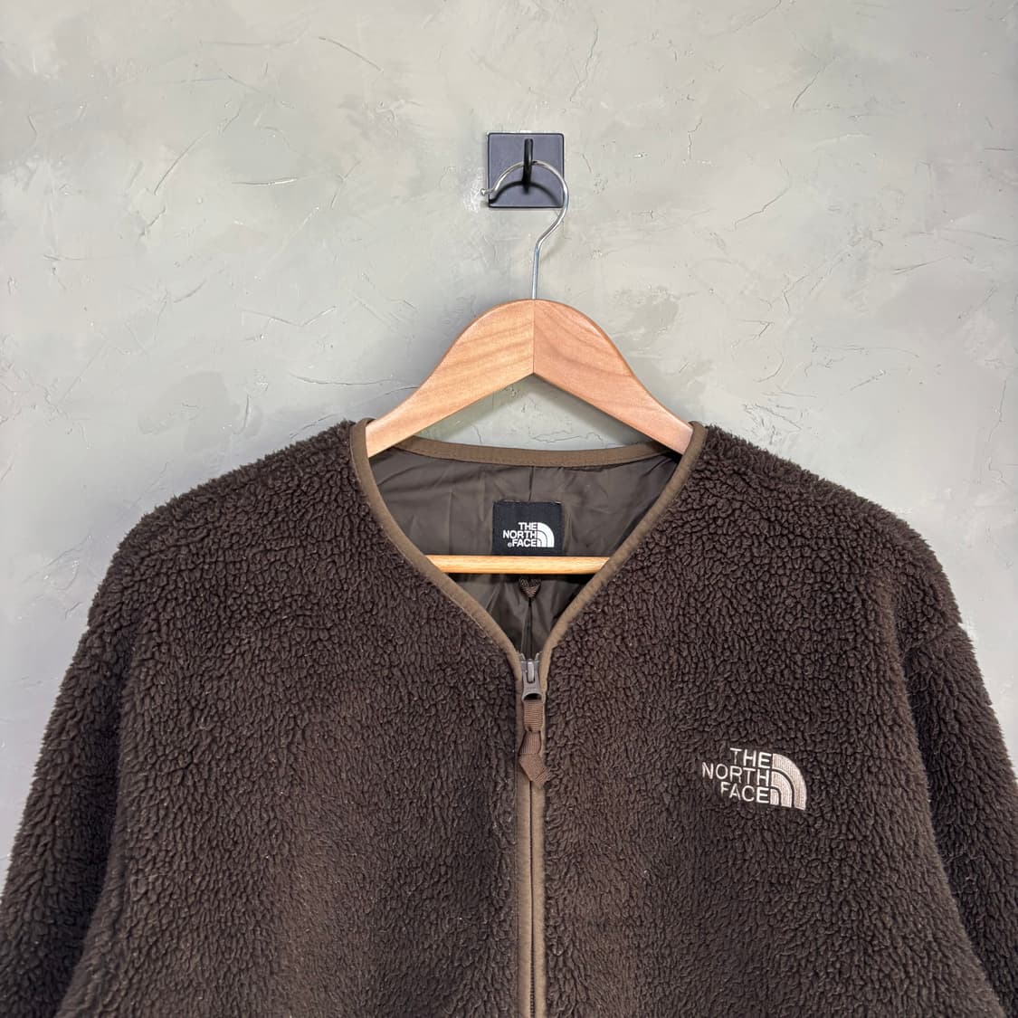 노스페이스 캠퍼 플리스 가디건 브라운 상품이미지2