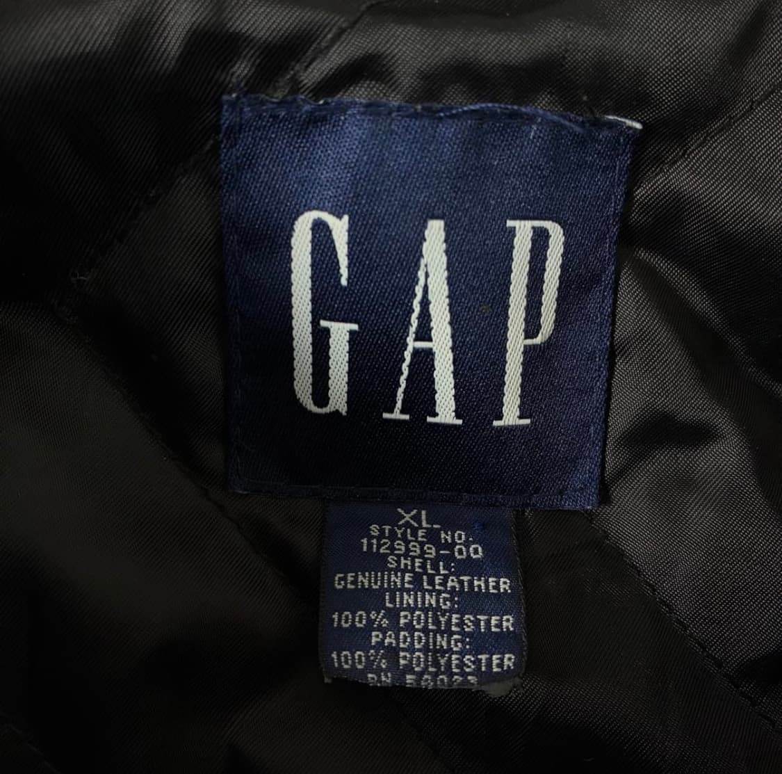 Gap 갭 90,s 램스킨 레더 라이더 자켓 상품이미지4