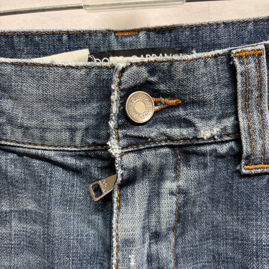 돌체앤가바나 14라인 전면 플레이트 디스트로이드 데님 상품이미지4