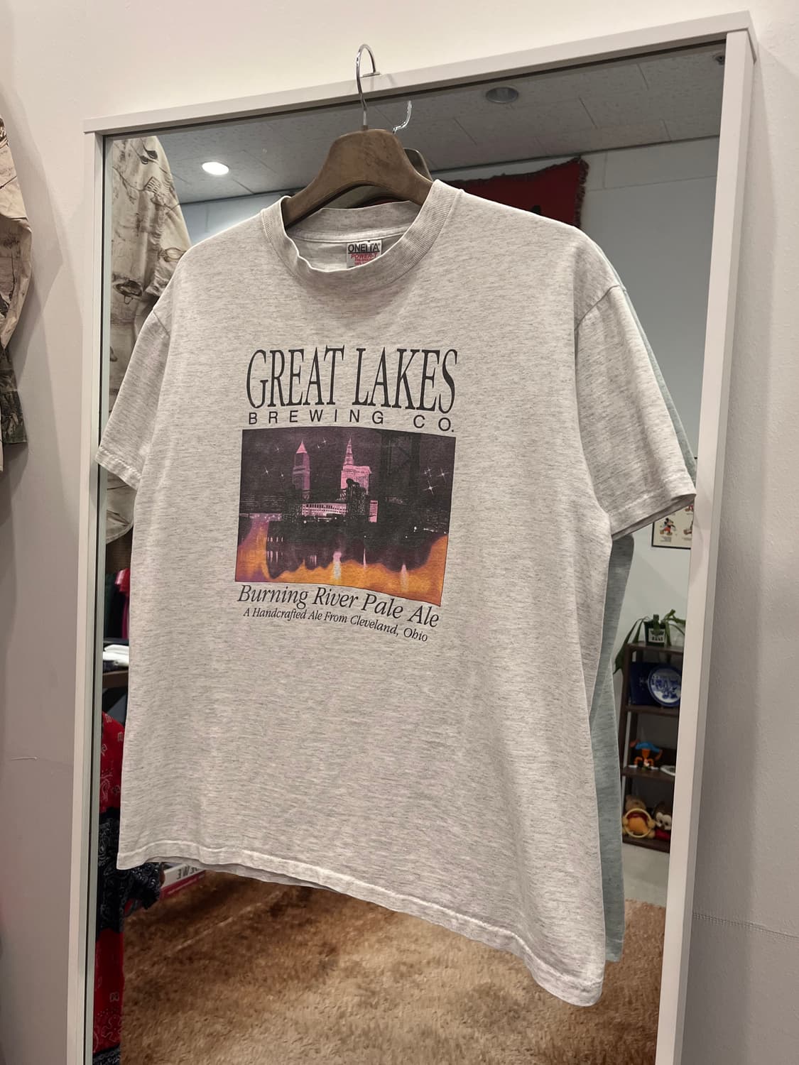 90s Oneita 오네이타 GREAT LAKES 반팔 티셔츠 (USA) 상품이미지1