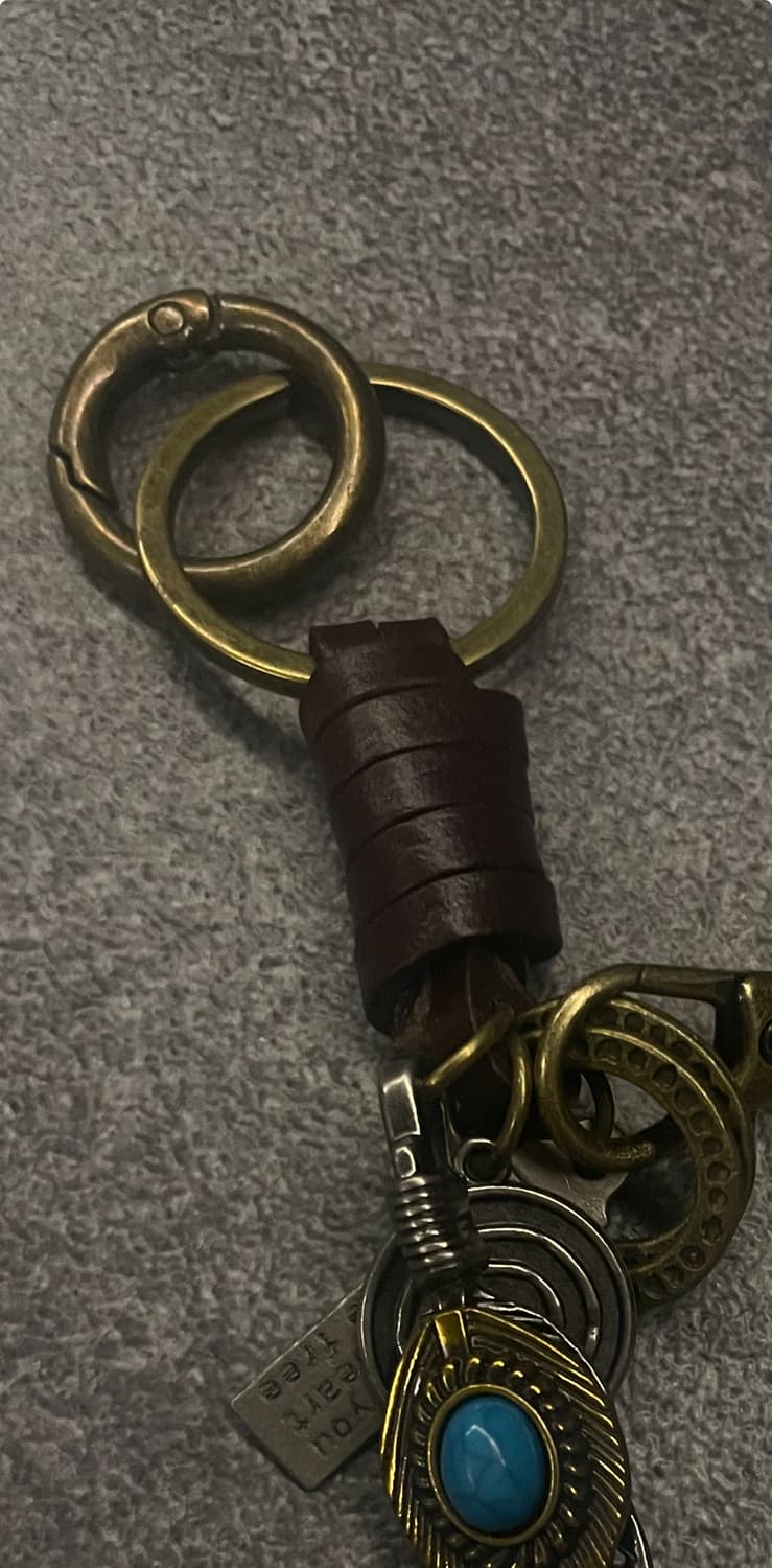 빈티지 깃털 시계 키링 상품이미지5