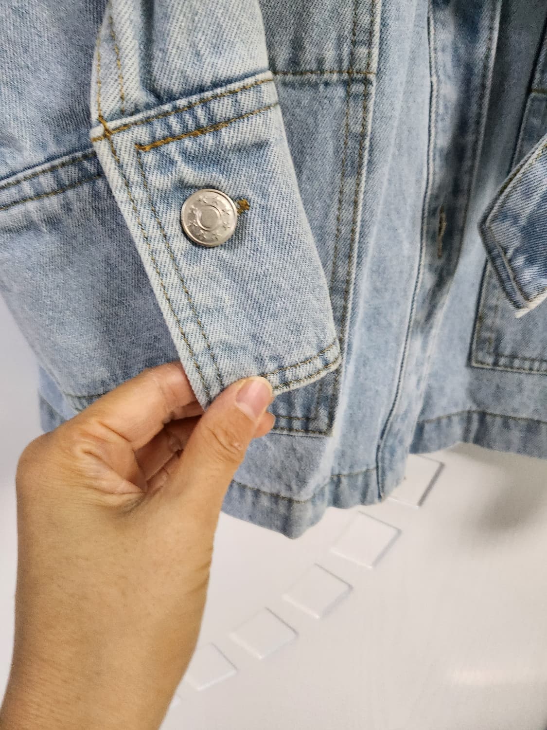 여성 데님 셔츠형 자켓 상품이미지3