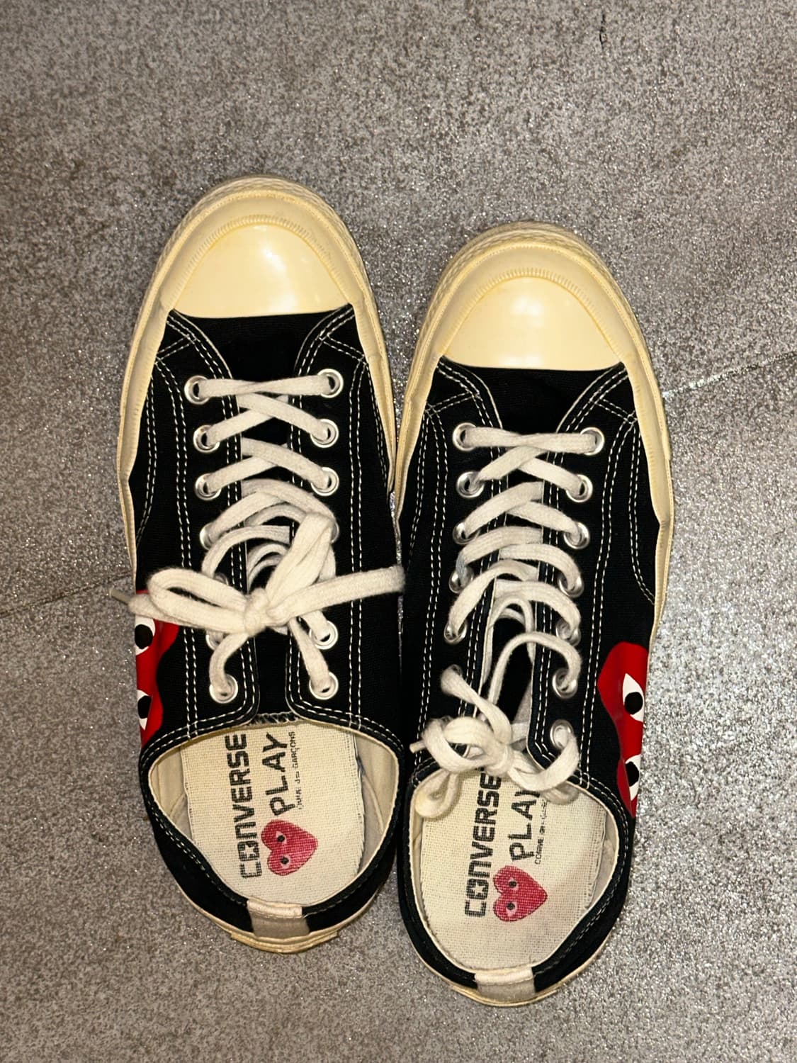 꼼데가르송X컨버스 로우 275 상품이미지4