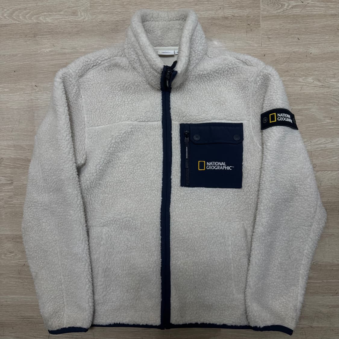 내셔널지오그래픽 포켓 후리스 점퍼 상품이미지1