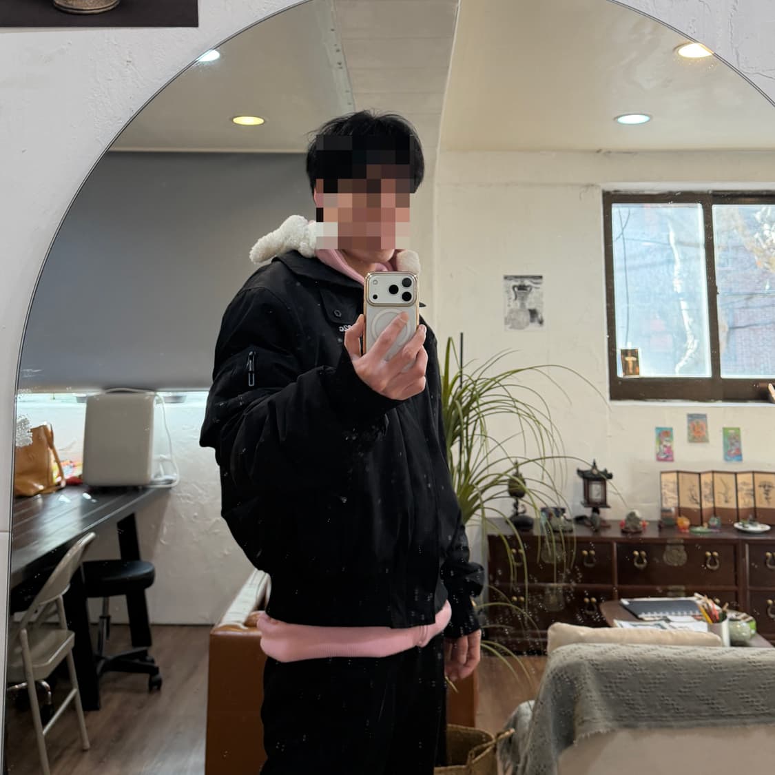 씨피어스 CFIERCE 핑크 엔젤 후디 상품이미지3