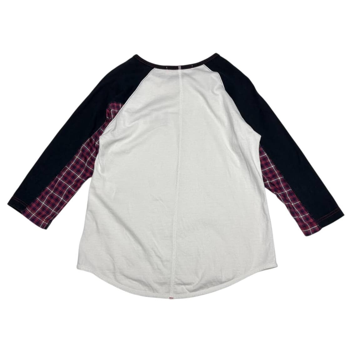 준야와타나베 12ss 핑크 레글런 체크 티셔츠 상품이미지3