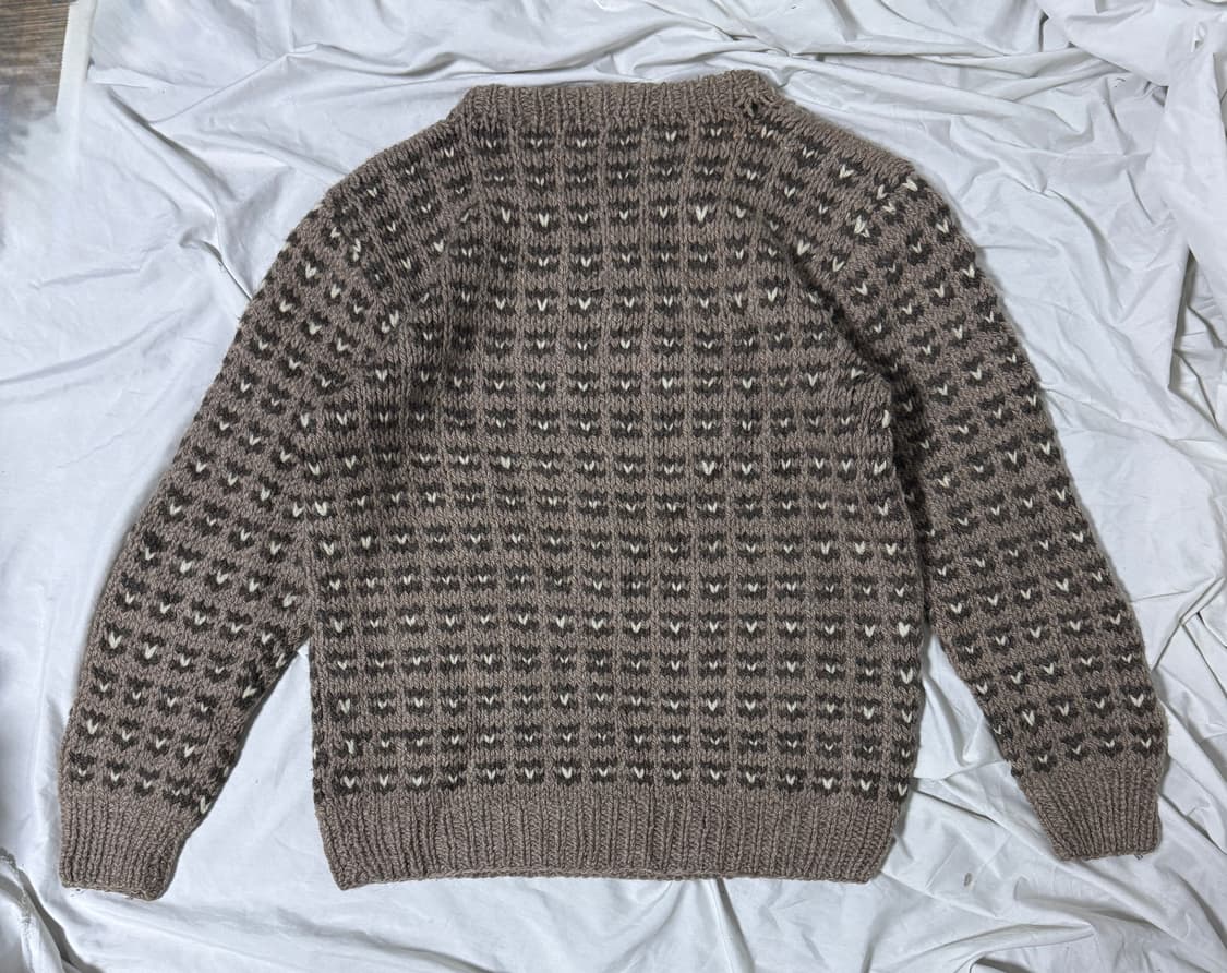 맥그리거 버드아이 패턴 울 니트 상품이미지2