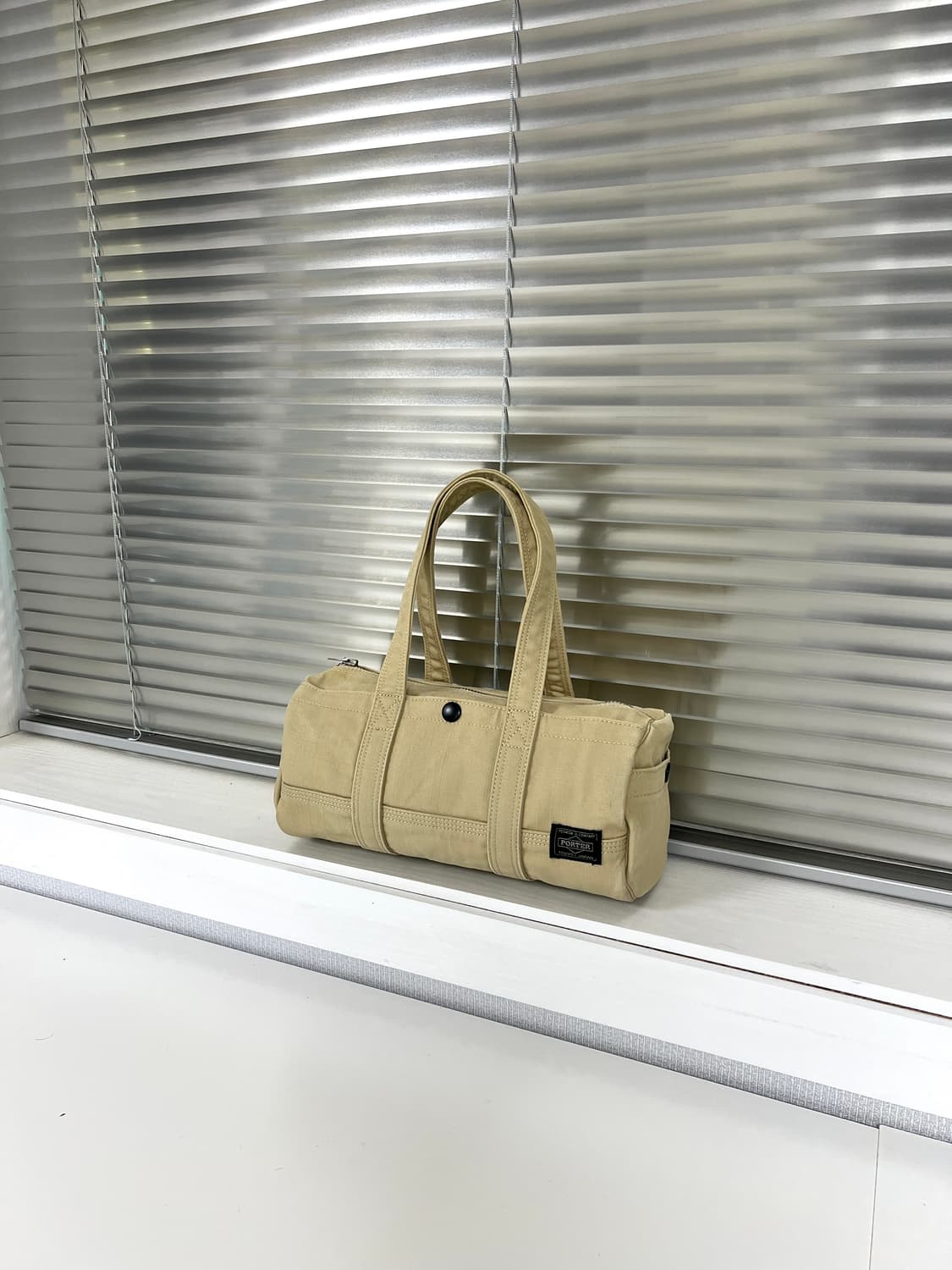 PORTER-CANVAS BOSTON BAG M (Beige) 상품이미지2