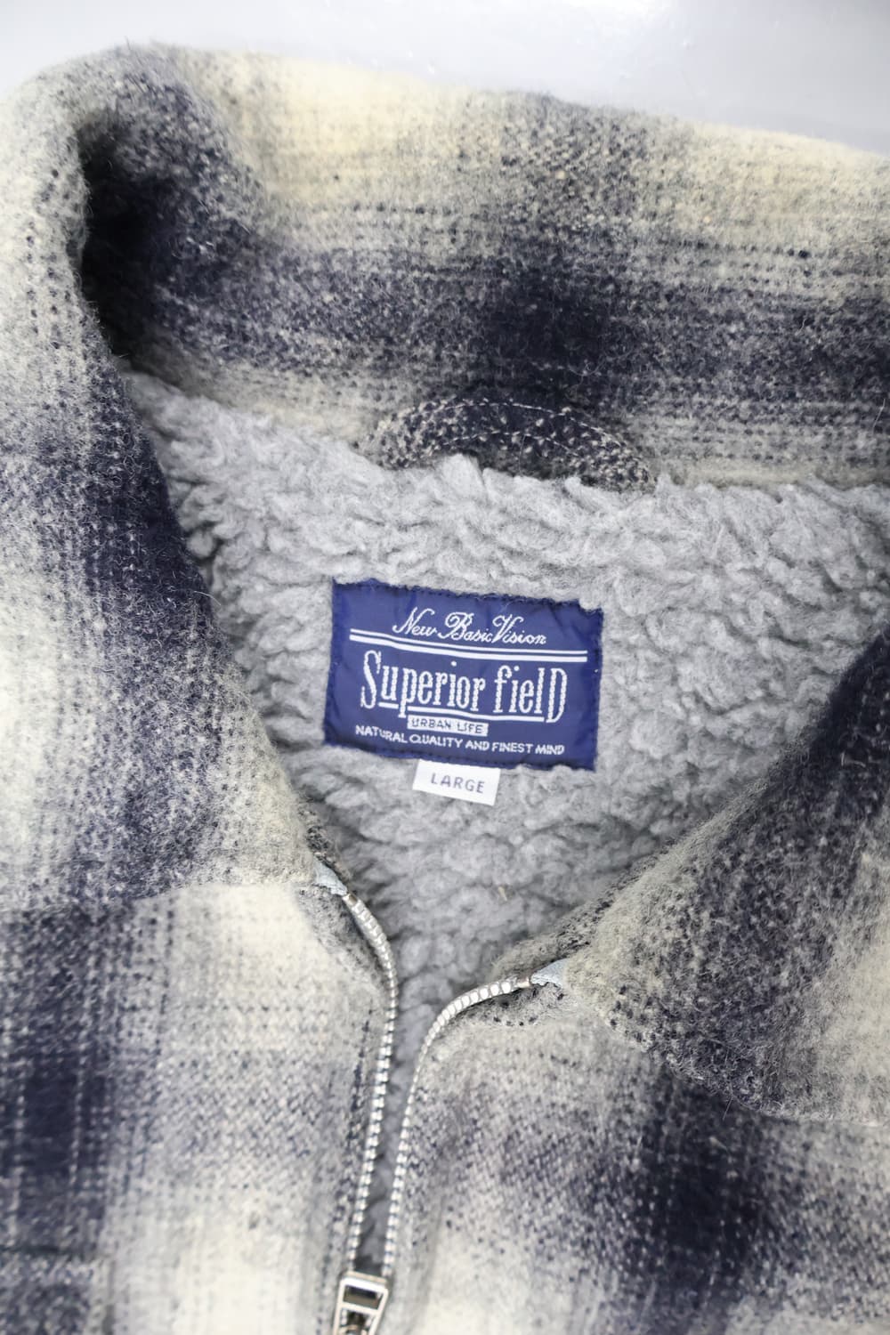  Superior Field Sherpa Check Zip Jacket 상품이미지4