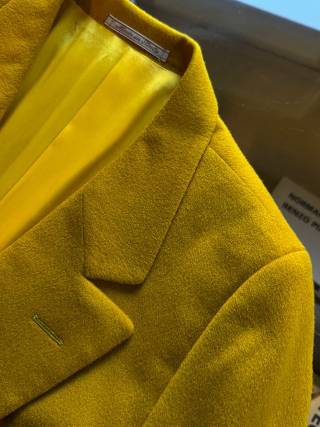 VERSACE 베르사체 캐시미어 플란넬 더블 브레스티드 자켓 77~88 상품이미지6