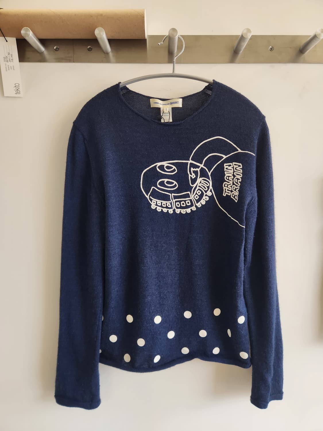 꼼데가르송셔츠 x Noah Lyon 17ss 도트 니트 상품이미지2