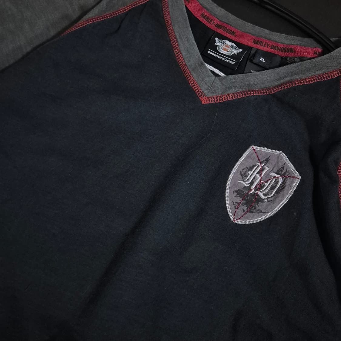 할리데이비슨 레드 스티치 롱슬리브 XL사이즈 상품이미지3
