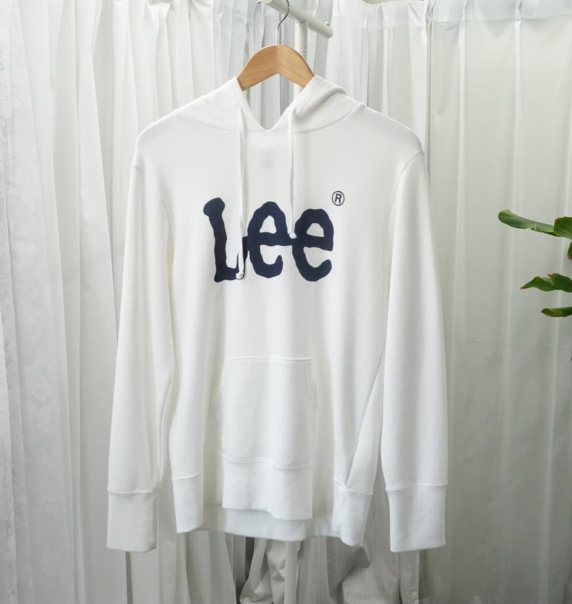 Lee 빅로고 프린팅 화이트 후드티 1916 상품이미지2