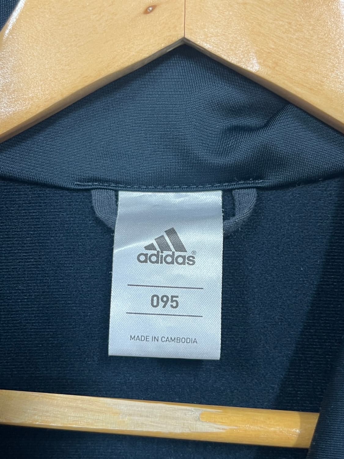 아디다스 삼선로고 차콜 핑크 트랙 집업 져지 상품이미지5