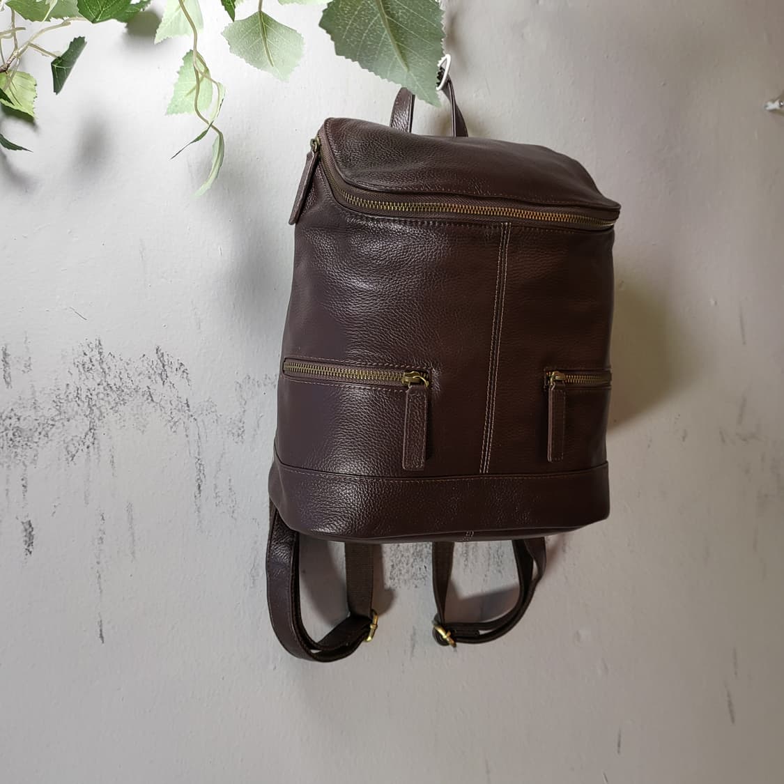 ADAD 올 레더 백팩 상품이미지3