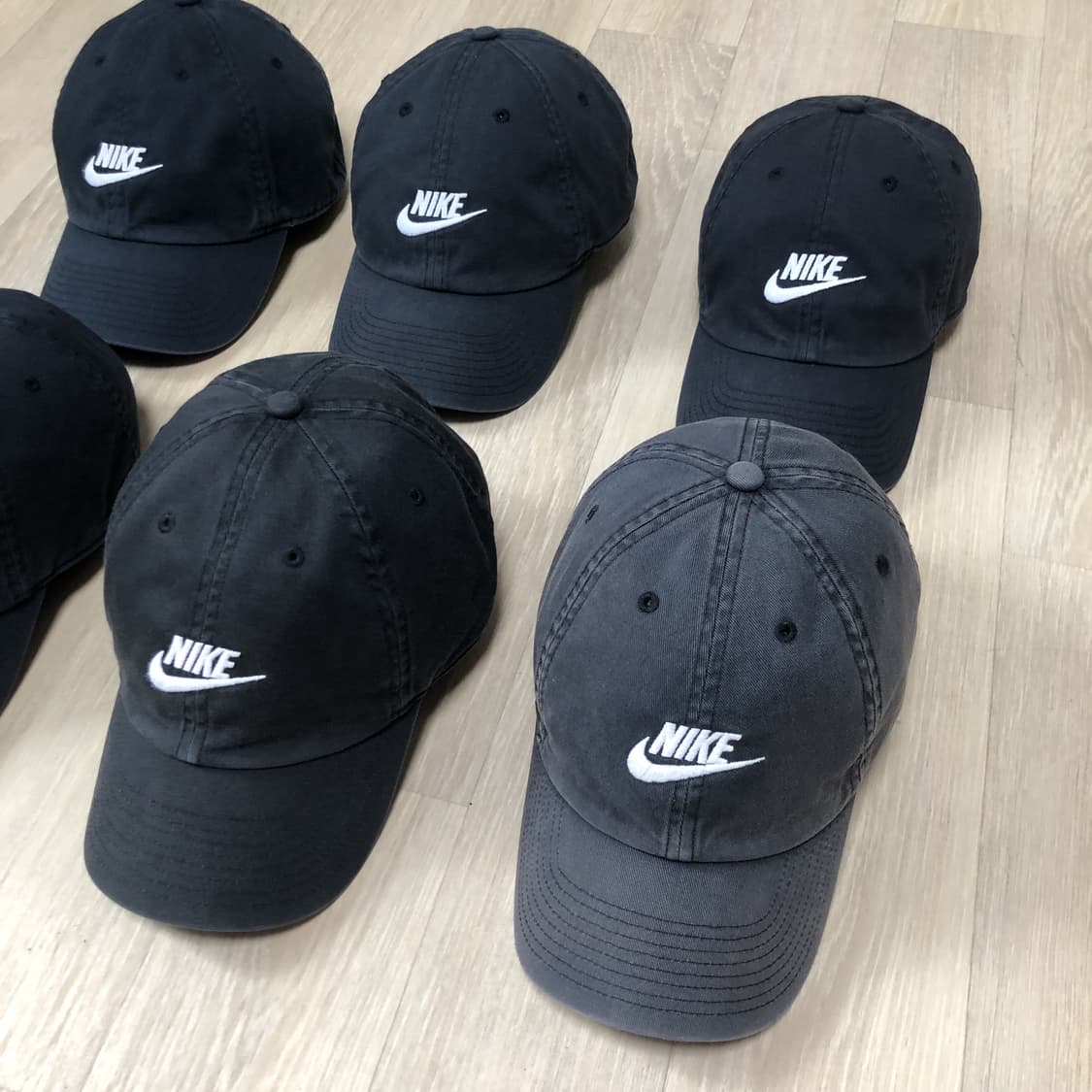(OS) 나이키 NIKE 헤리티지 86 OG 로고 볼캡 블랙 6개 일괄 상품이미지2