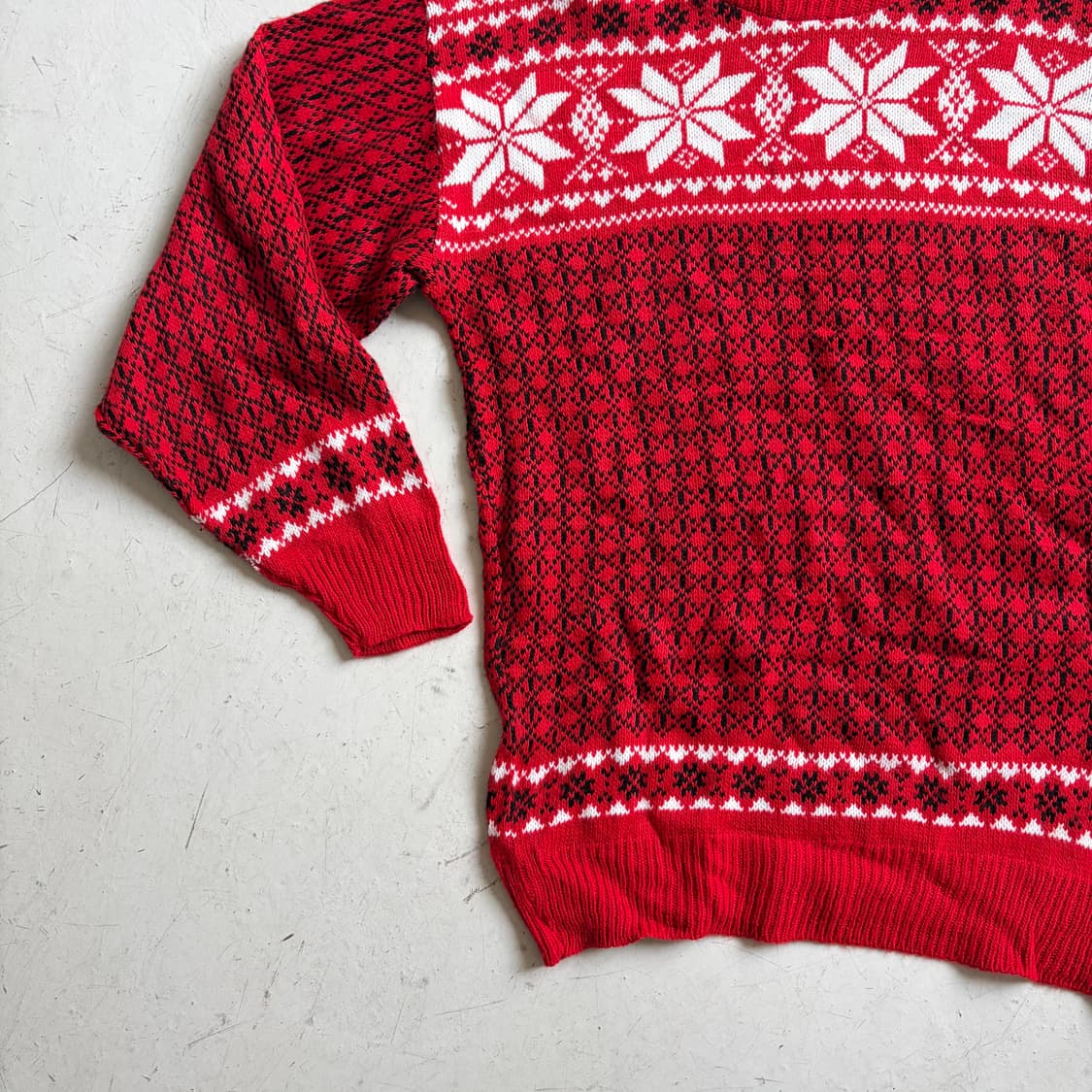 80s USA 아메리칸 프라이드 빈티지 아크릴 니트 M 상품이미지3