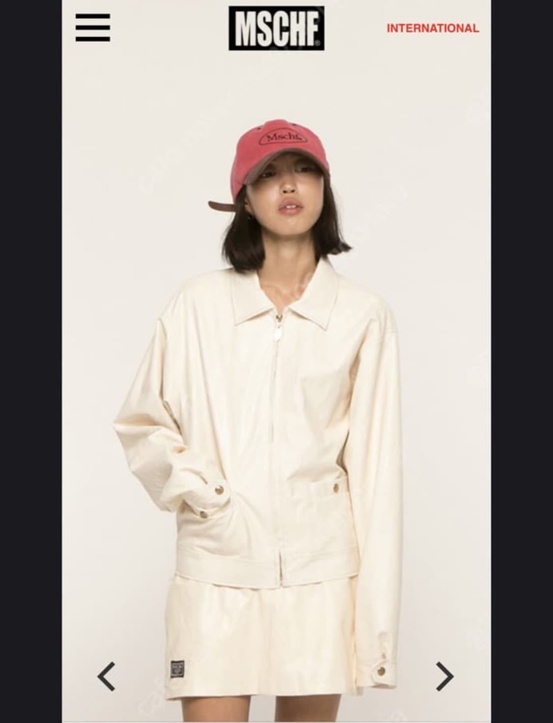 미스치프 레더 자켓 상품이미지1