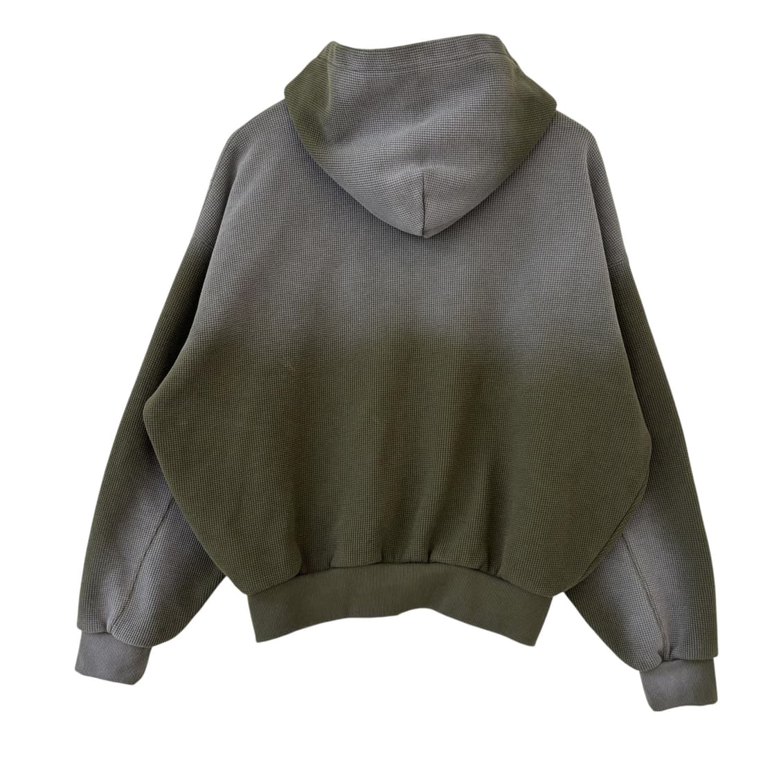 스웨이드 워시드 써멀 후드 집업 상품이미지5