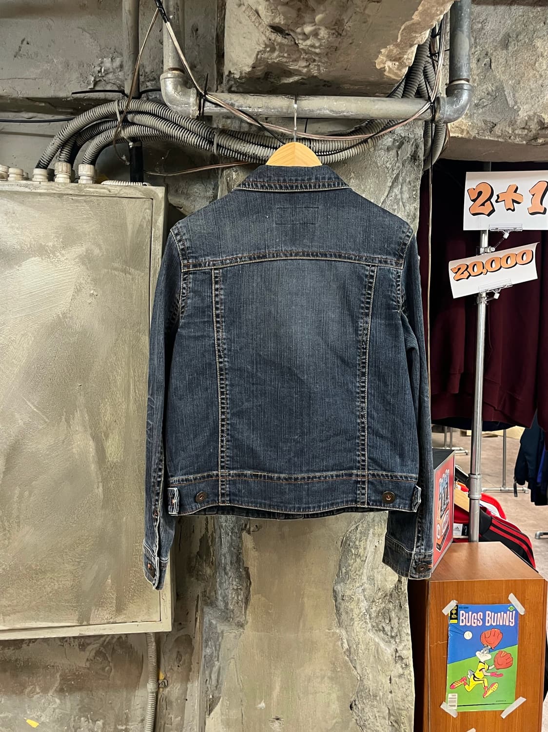 빈티지 언더우드 포켓 데님 자켓 L #csz3568 상품이미지2