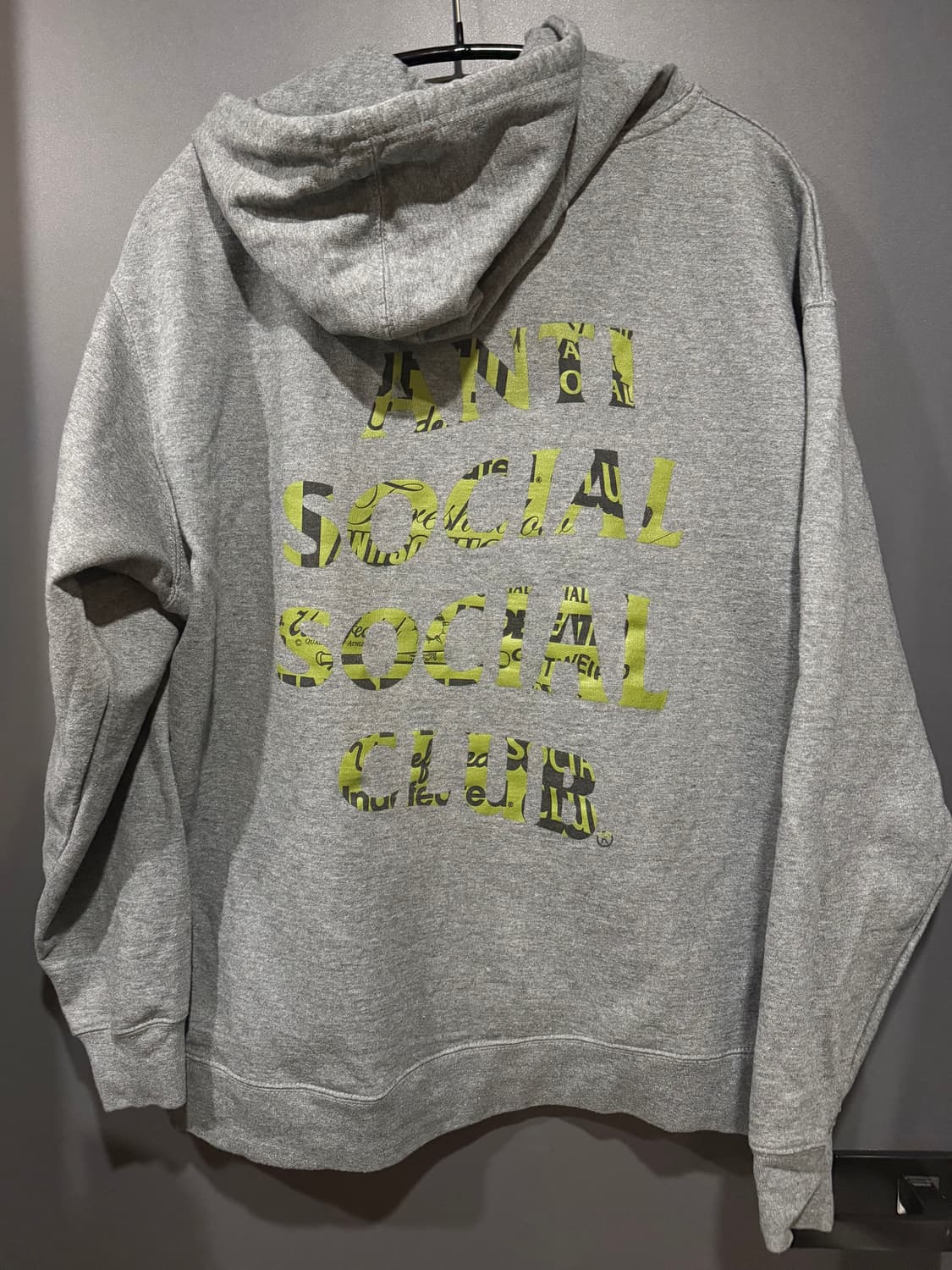 (XL) 안티소셜 x 언디핏 콜라보 후드 상품이미지2