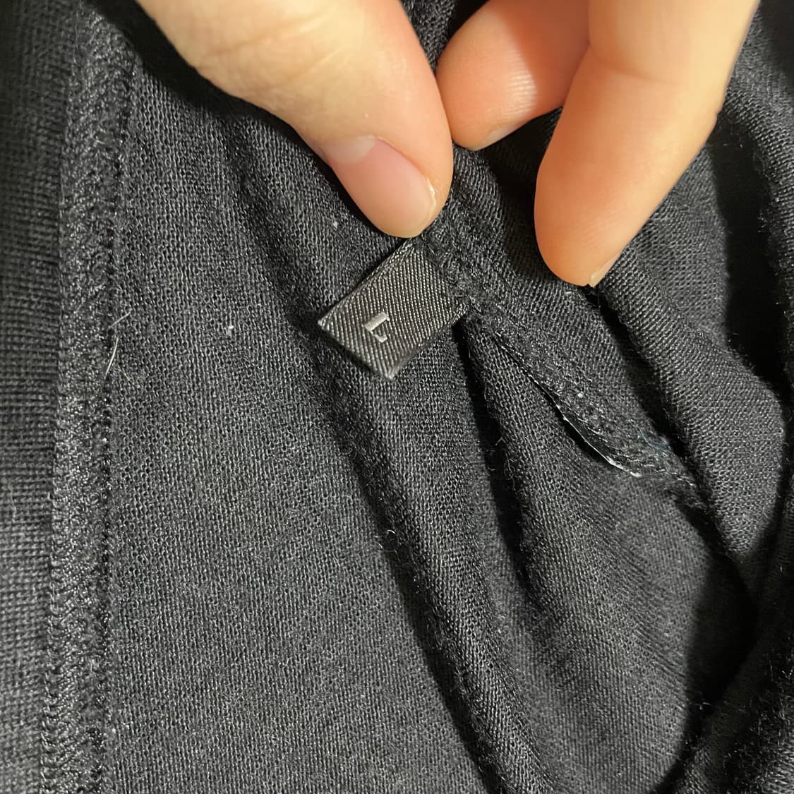 L) 프라다 스트링 후드 반 집업 슬리브 상품이미지5