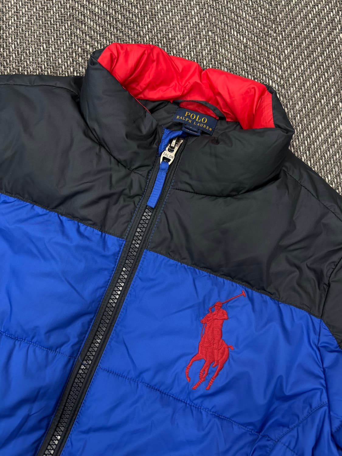 폴로랄프로렌 배색 패딩 상품이미지2