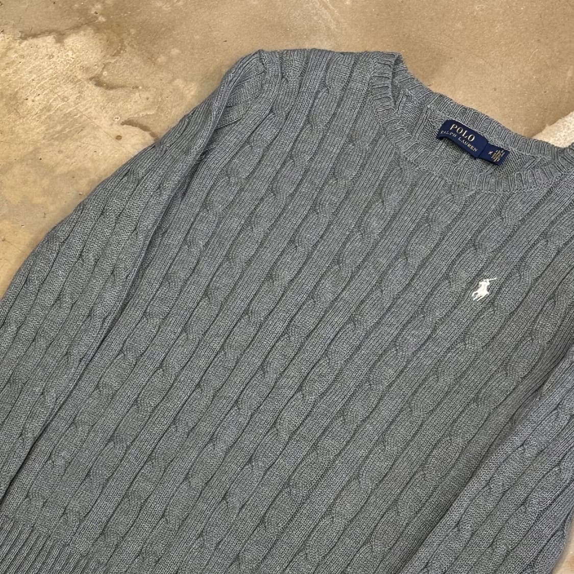 M 폴로랄프로렌 여성용 케이블 니트 상품이미지1