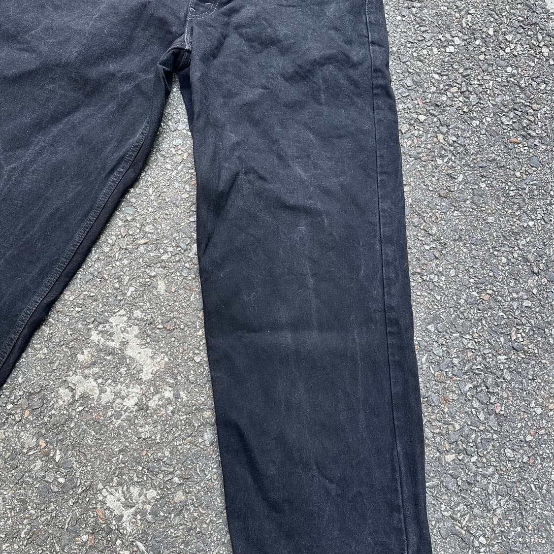 빈티지 90s 리바이스 567 블랙 데님 팬츠  상품이미지7