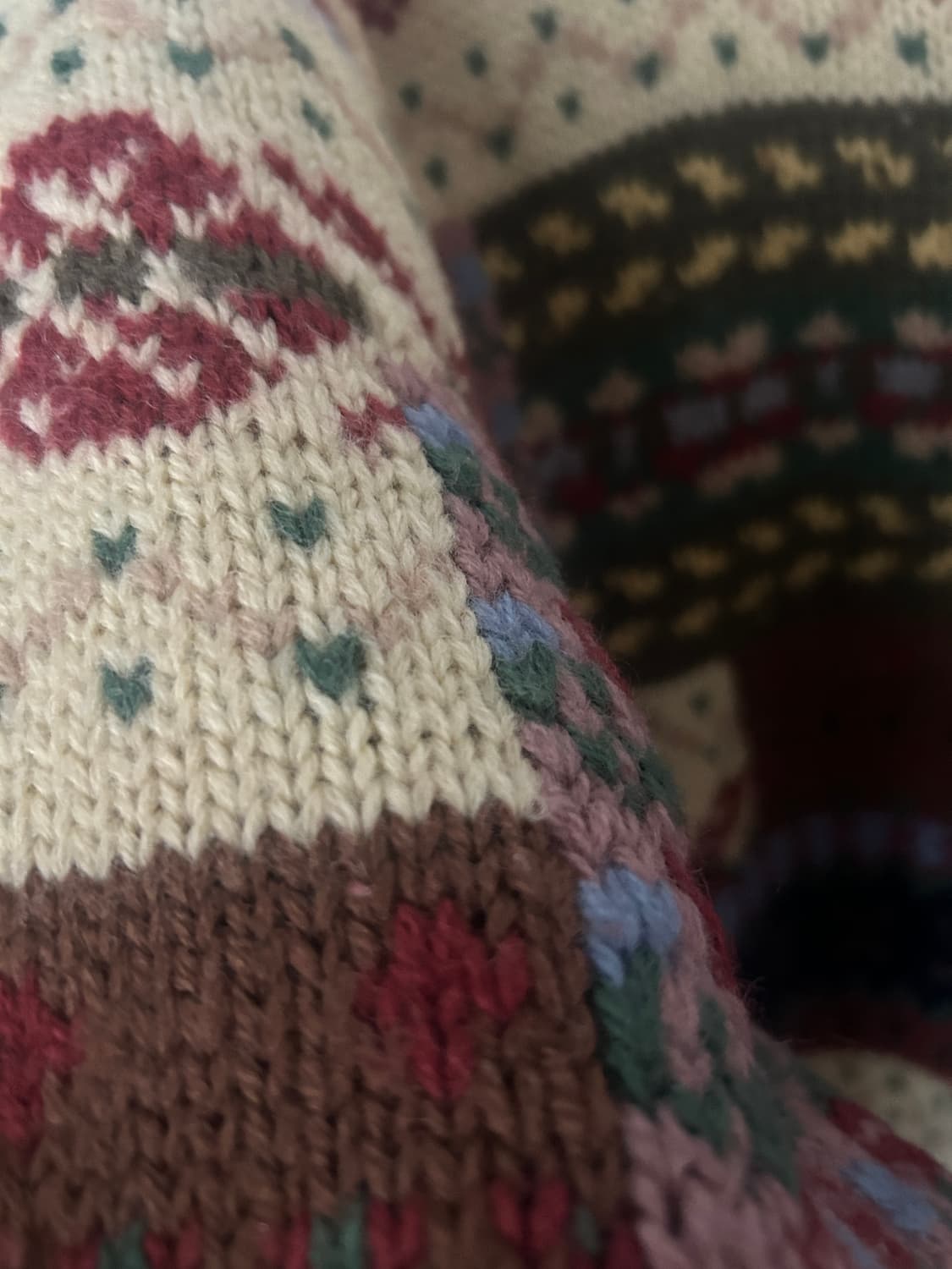 Papas 패치워크 니트 상품이미지5