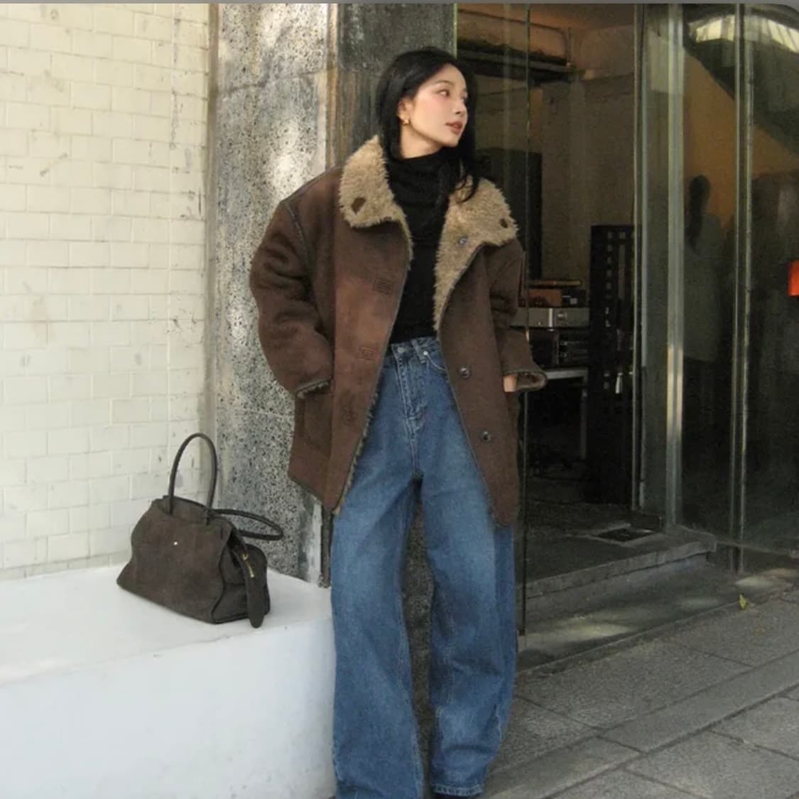 108파운드 Molly Reversible Shearling Coat 상품이미지2