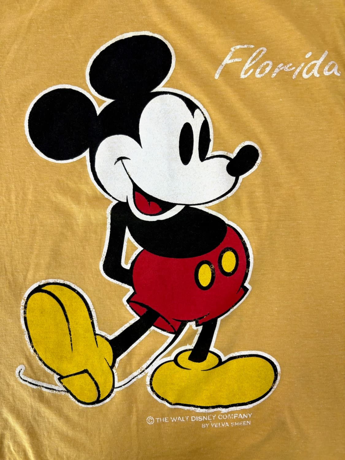 미키마우스 빈티지 링거티셔츠 반팔티 상품이미지3