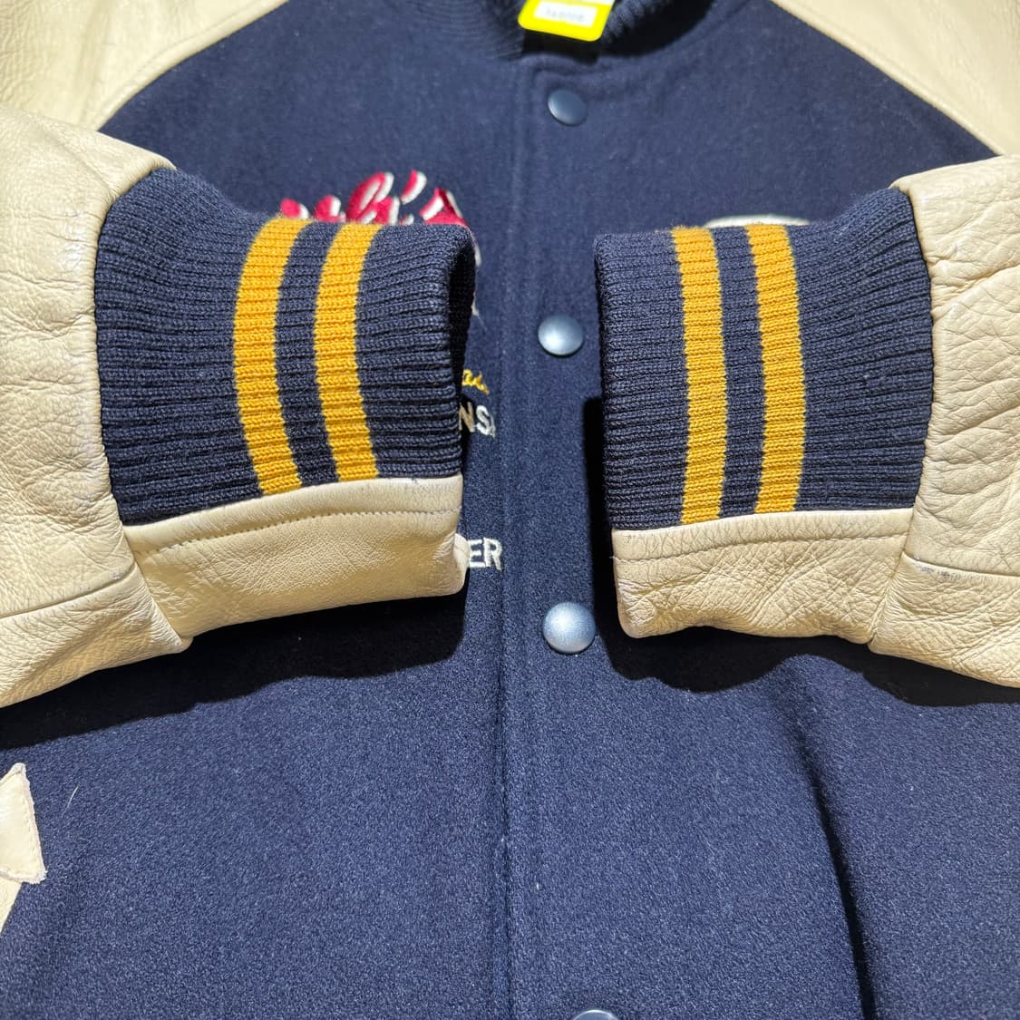 스미스 아메리칸 레더 바시티 자켓 상품이미지6