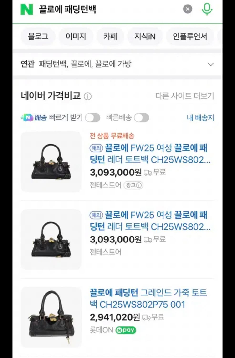 Chloe 끌로에 패딩턴 백 발렌시아가 시티백 상품이미지9