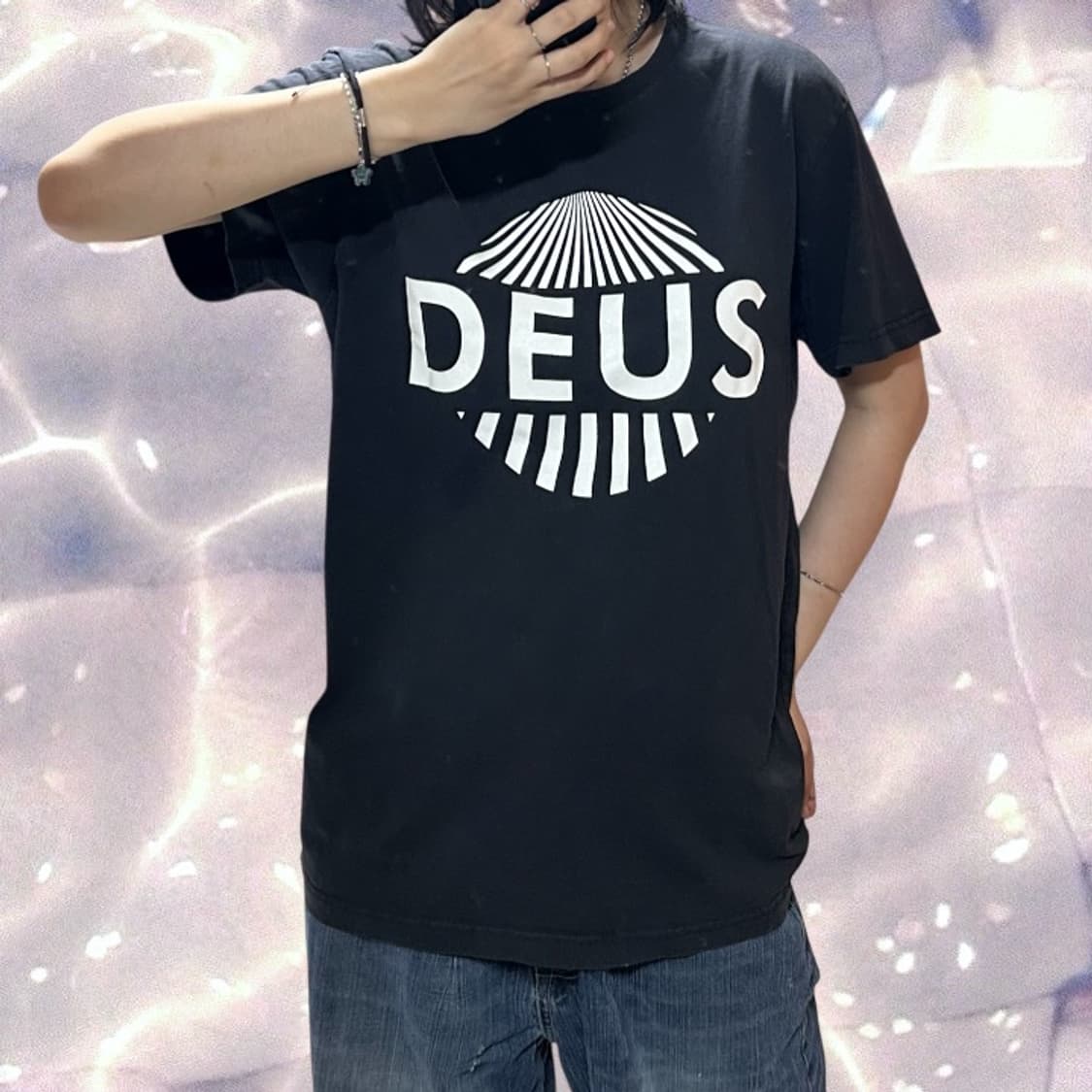 데우스 엑스 마키나 선버스트 반팔 티셔츠 블랙 L  상품이미지2