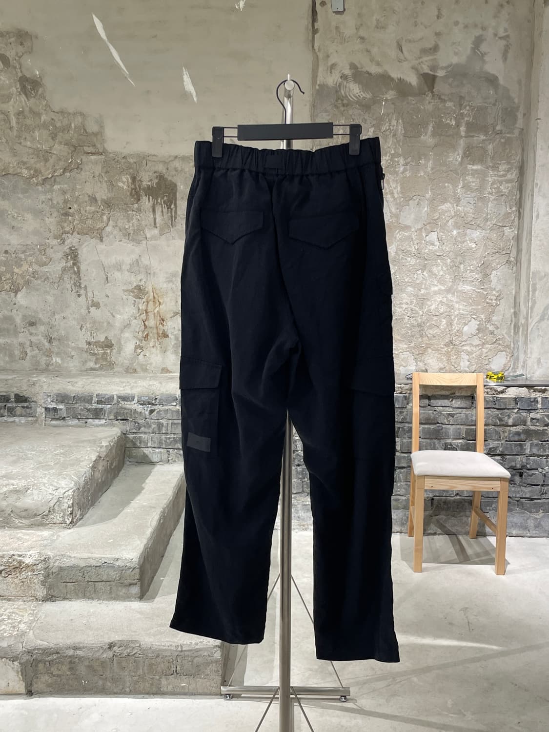 와이 쓰리 블랙 버클 코튼 카코 팬츠 상품이미지6