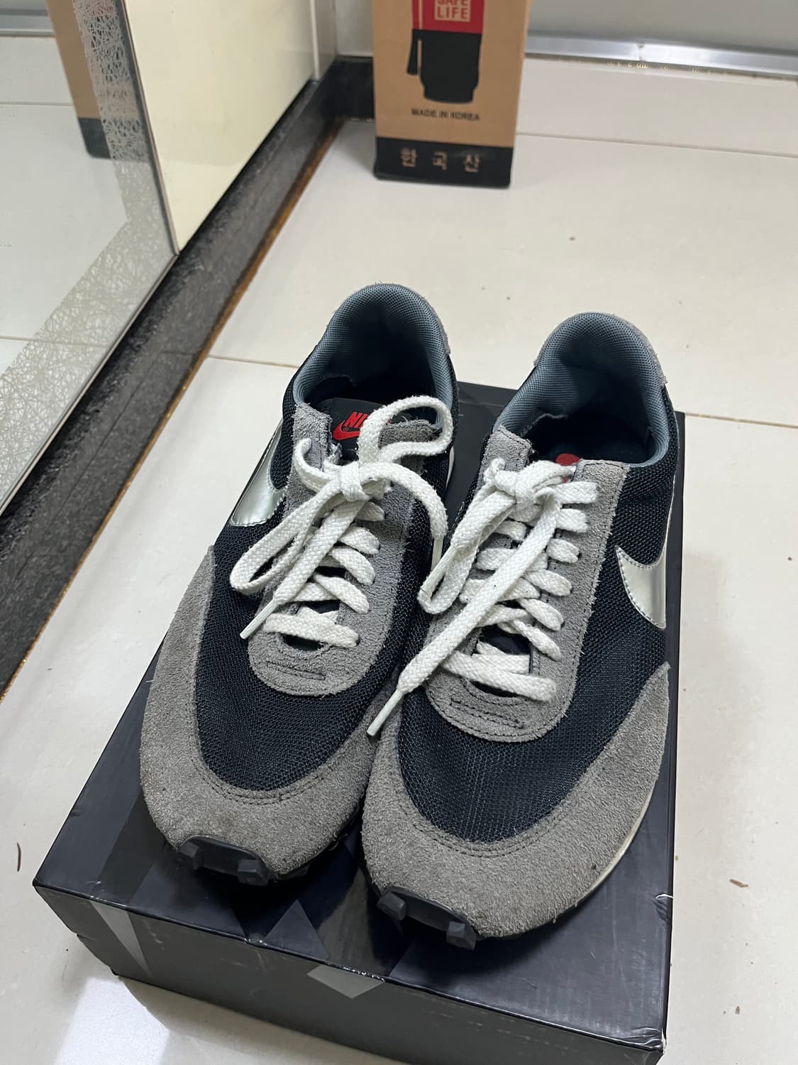 나이키 데이브레이크 sp 블랙 메탈릭 실버 270 상품이미지1