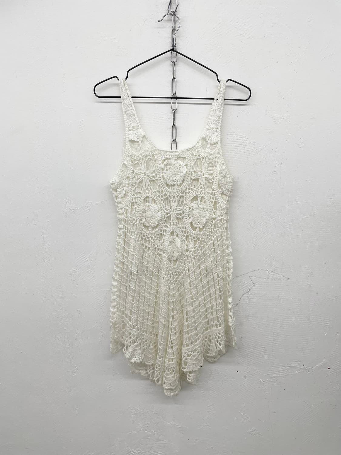 화이트페어리 디테일 크로셰 탑 상품이미지4