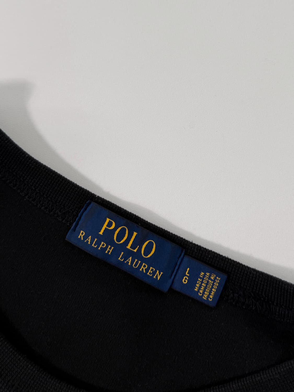 로 랄프로렌 루즈핏 신형 P로고 블랙 스웻 셔츠 상품이미지7