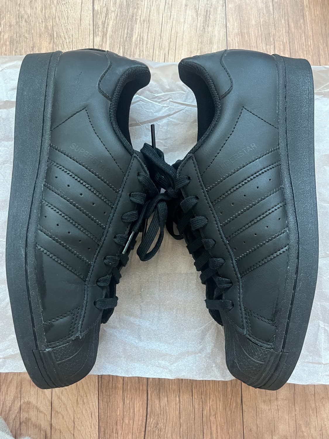 아디다스 슈퍼스타 트리플 블랙 상품이미지6