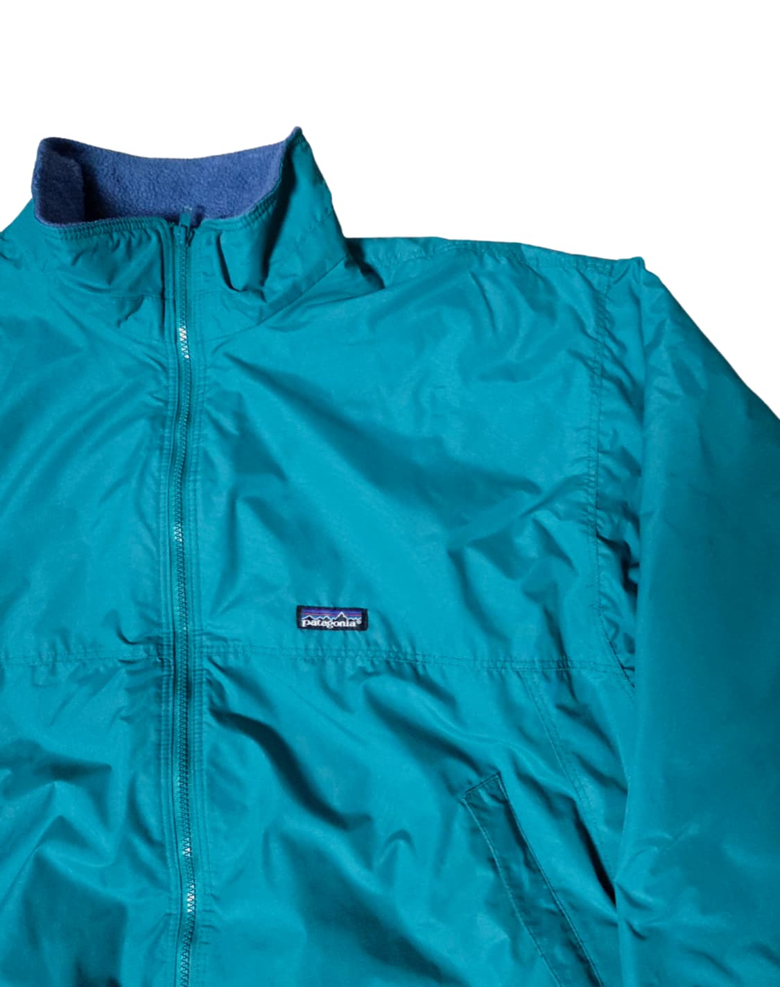 (2XL)파타고니아 90s Usa 쉘드 신칠라 봄버 자켓 틸블루 상품이미지3