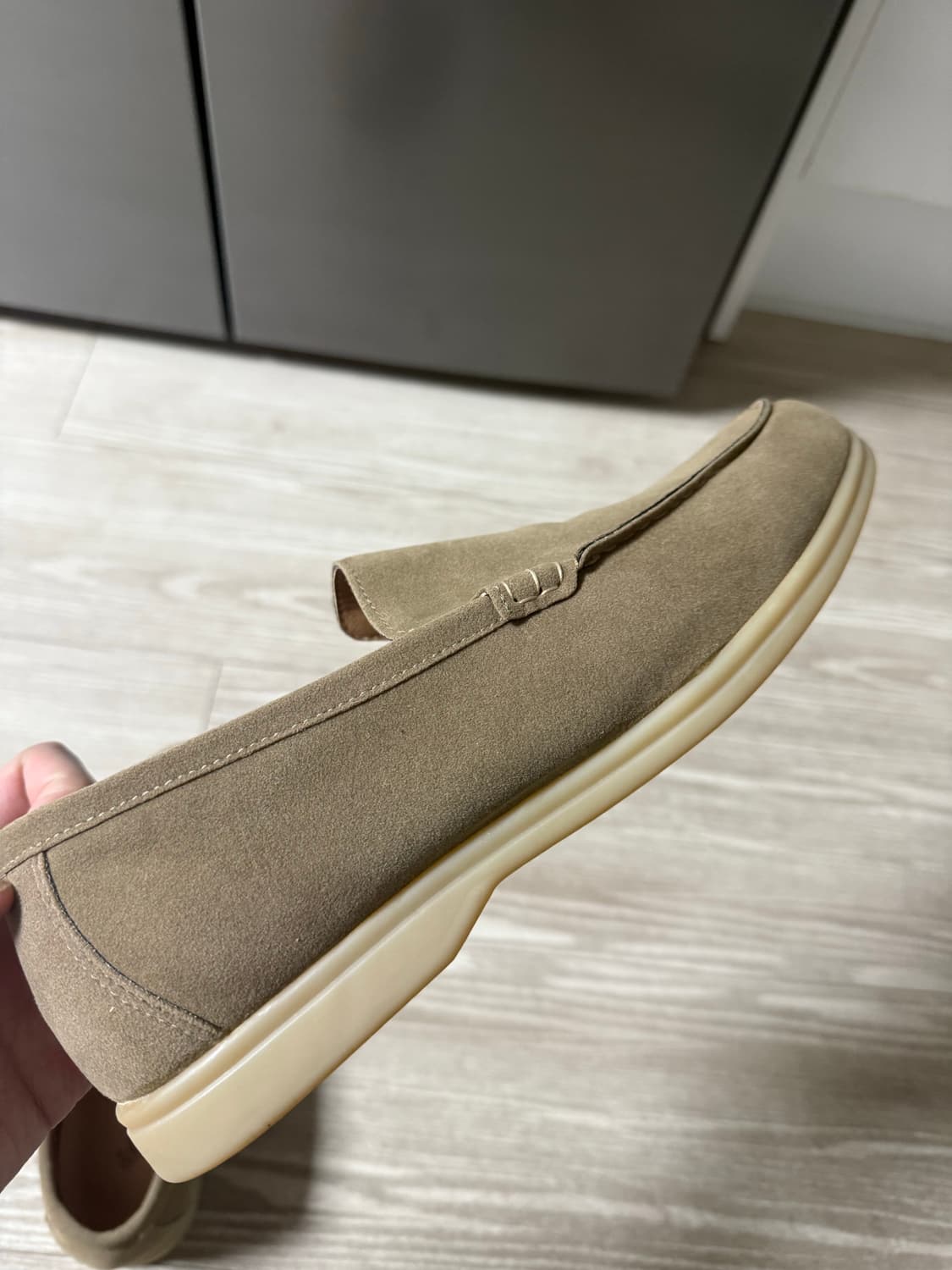 베이지브라운 스웨이드 로퍼 (새제품) 상품이미지2